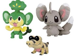 Pokemon BW Plush Yanappu Meguroko Chillarmyi