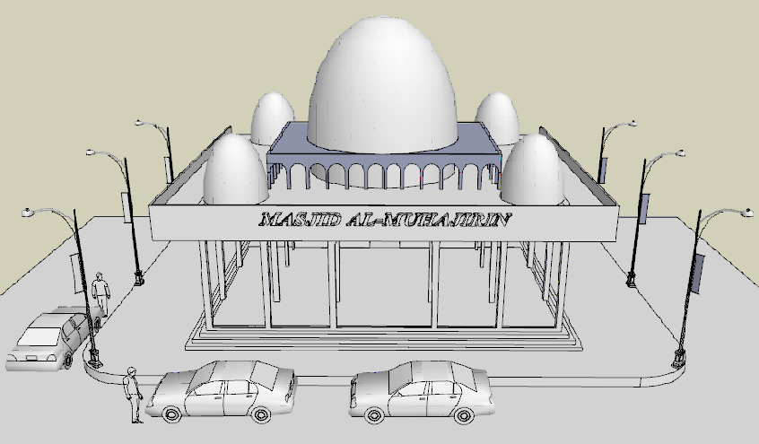  SKETSA  ARSITEKTUR MENGGAMBAR 3 DIMENSI MENGGUNAKAN GOOGLE 