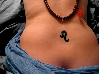 leo sign tattoos. The symbol of Leo has,