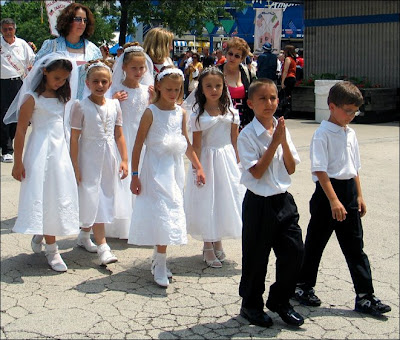 First Holy Communion kids