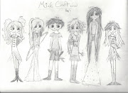 This is a drawing i drew off of Minecraft. Steve is the only boy, . (scan )