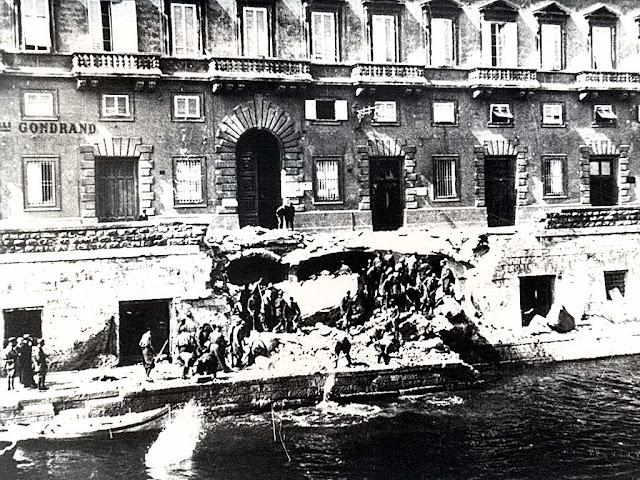 Palazzo dell'Aquila Nera, bombardamento del 28 maggio 1943, Livorno