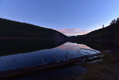 Arlington Lakes Sunset British Columbia.