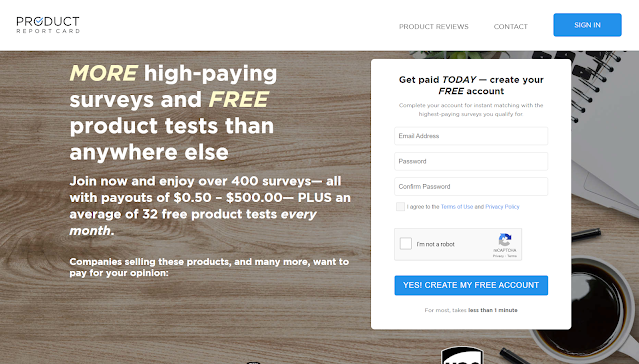 Become a Paid Product Tester with Product Report Card