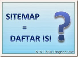 Ilustrasi Pertanyaan Antara Sitemap Dengan Daftar Isi