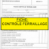 " FICHE DE CONTRÔLE FERRAILLAGE "