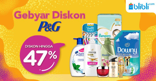 #BliBli - #Promo Diskon Hingga 47% Belanja Produk P&G 