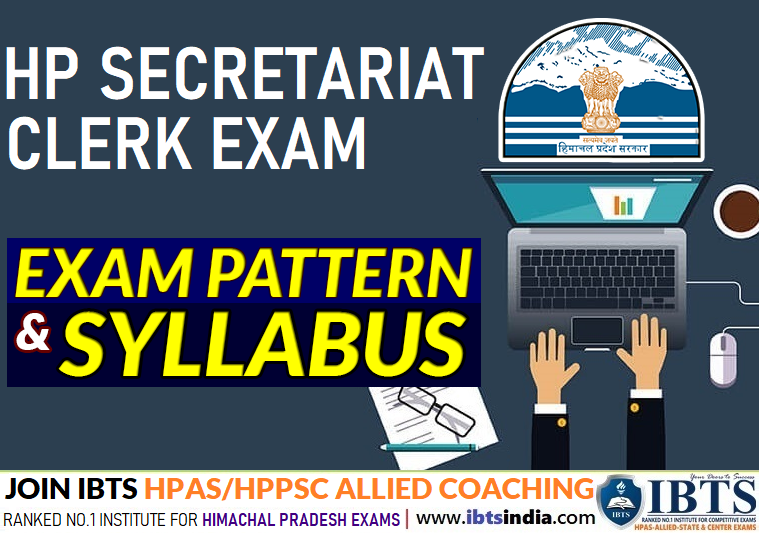 Himachal Pradesh HP Secretariat Clerk Exam Pattern & Syllabus (Download PDF)