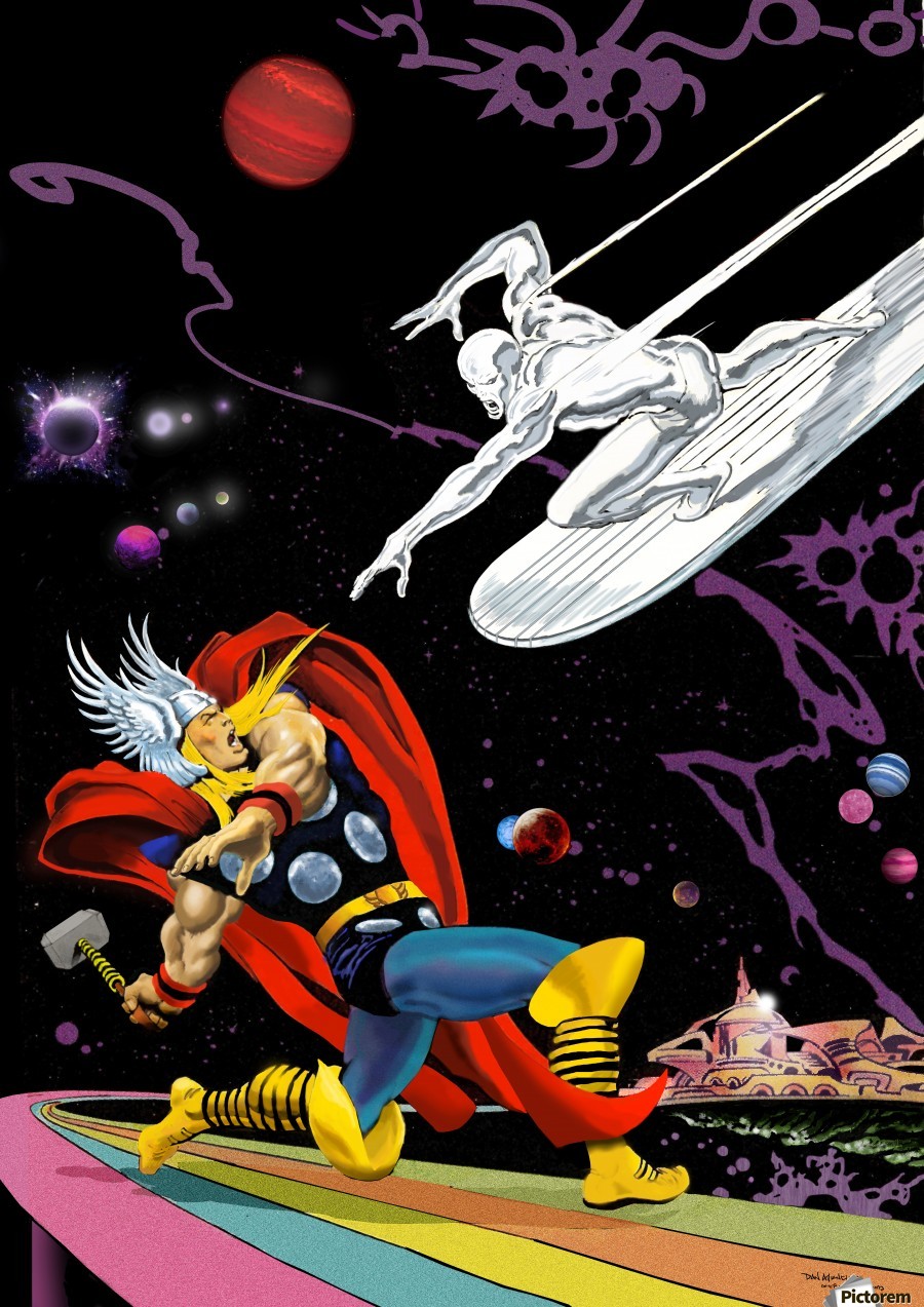 Hero Envy The Blog Adventures Thor Vs Silver Surfer