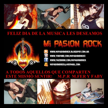 MI PASION ROCK  TODOS LOS DERECHOS RESERVADOS © TODAS NUESTRAS NOTA, VIDEOS Y FOTOGRAFÍAS NO PUEDEN SER MODIFICADAS PARA USO COMERCIAL O PUBLICITARIO, NI PUEDEN SER COPIADAS O REPRODUCIDAS EN FORMA ALGUNA SIN EL PERMISO DE LAS AUTORAS. © LEY DE DERECHO DE AUTOR 11723. ALL RIGHTS ARE RESERVED © COPYRIGHT AND PERMISSION TO USE SHOULD BE SOUGHT TO THE AUTHOR.