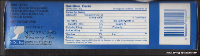 Ques-O Pasteurized Process Cheese Food, New Zealand Creamery