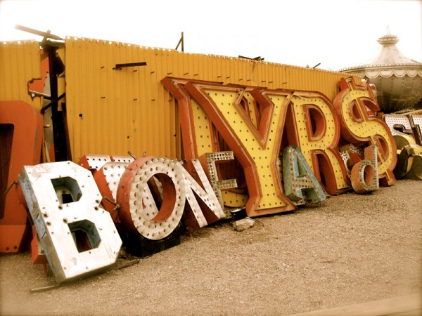 las vegas sign graveyard. Neon in Las Vegas, NV.