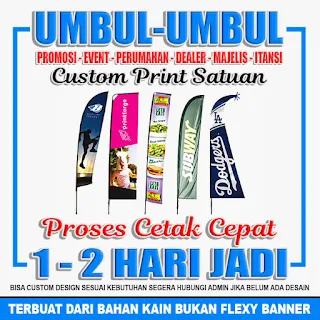 Jasa Cetak Umbul-umbul Promosi dengan Pengiriman Cepat dan Aman