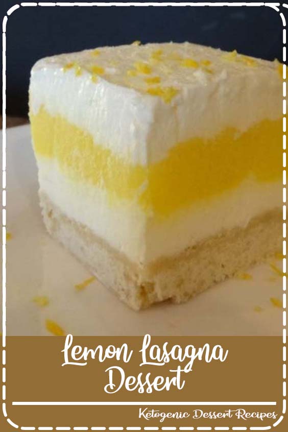 Lemon Lasagna Dessert or Lemon Lush is a four layer chilled dessert that's light and fluffy.