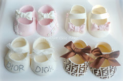 Chic Cake Shoes per battesimi e compleanni.