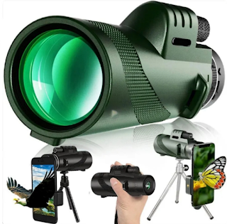 Portable Zoom HD 5000M Universal Telescope Folding Long Distance Mini Powerful Telescope for Hunting Sports Outdoor Camping Travel