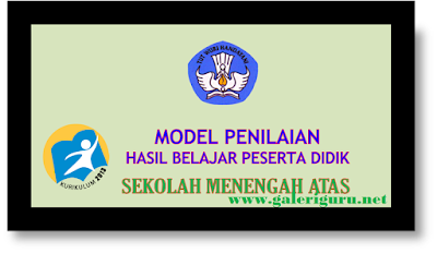 Contoh Model Penilaian Siswa Format PDF Kurikulum 2013 - Galeri Guru