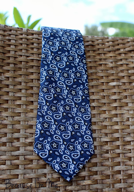 Because I'm Me Bandanna Inspired Navy Paisley Bow and Neck Ties for boys and men