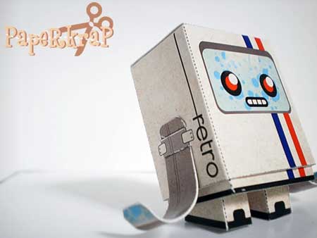 Retrobot Paper Toy 2
