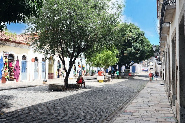 Ruas do centro histórico de São Luís, no Maranhão