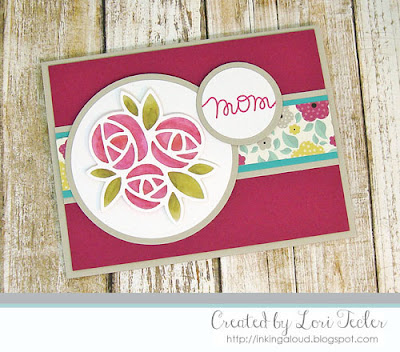 Mom card-designed by Lori Tecler/Inking Aloud-stamps and dies from Paper Smooches