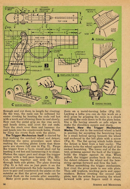 Free DIY Bow plans, Arrow making instructions, Crossbow Plans, Archery 