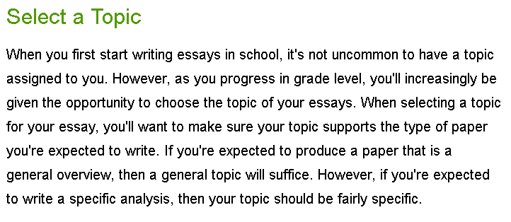Write how why to college a essay this