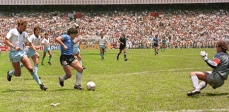 2° gol de Maradona contra Inglaterra copa do mundo 1986