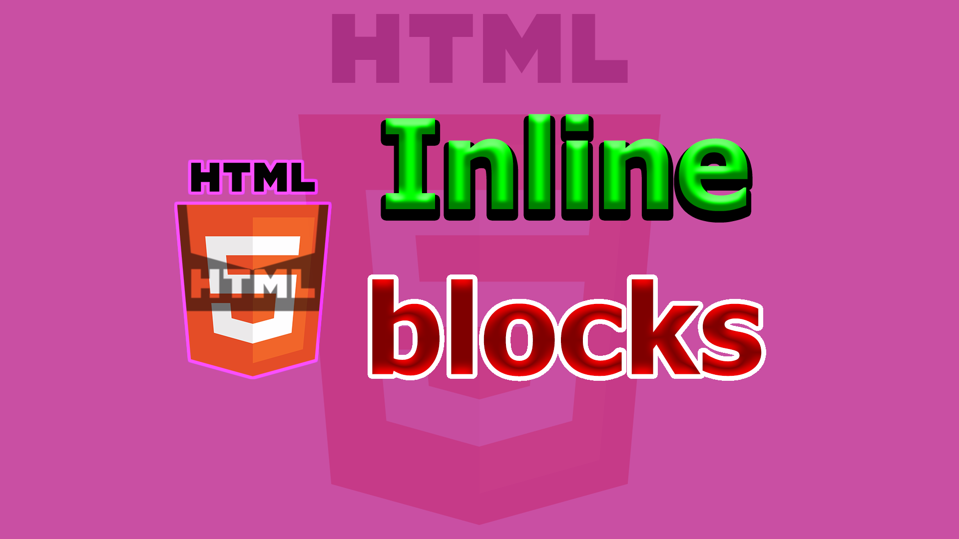 الفرق بين العناصر Block و Inline في HTML مع أمثلة وشرح عملي الفرق بين العناصر Block و Inline في HTML مع أمثلة وشرح عملي