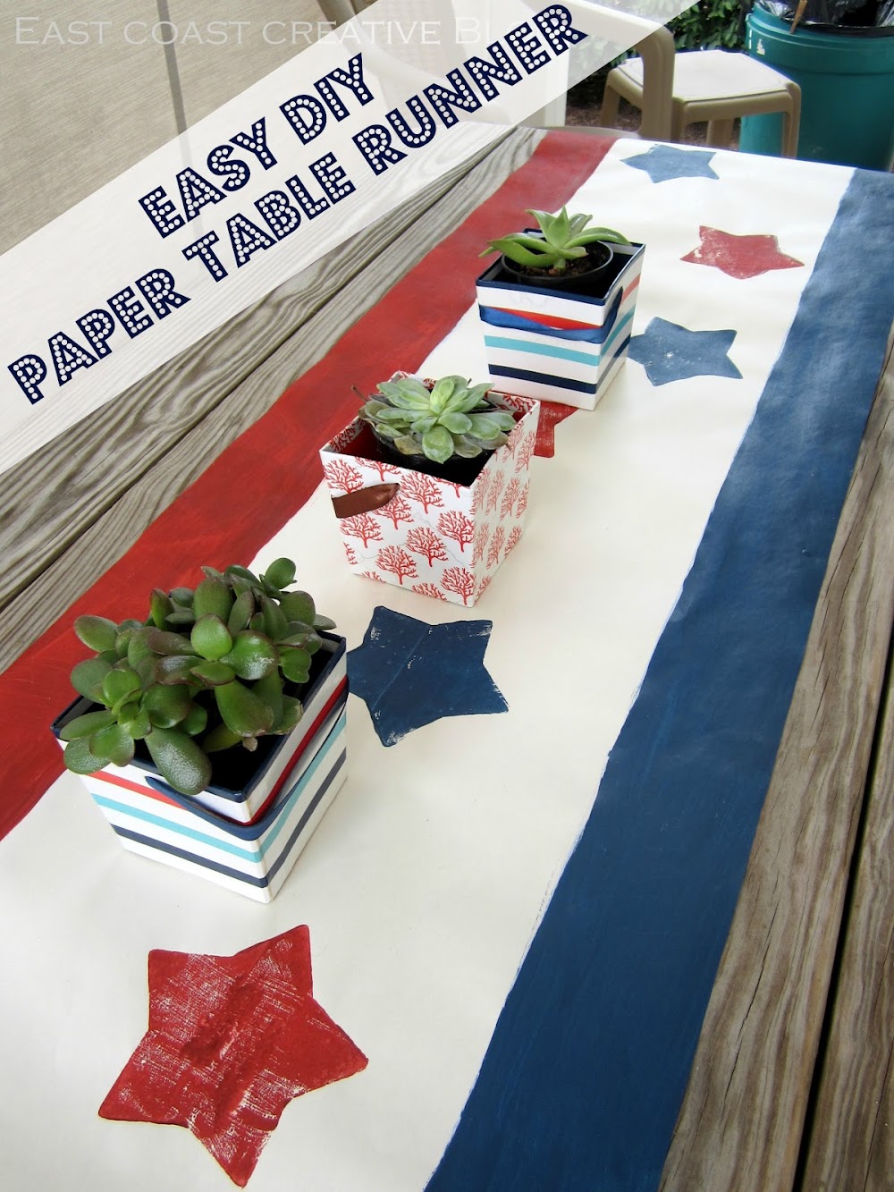 Easy DIY Paper Table Runner