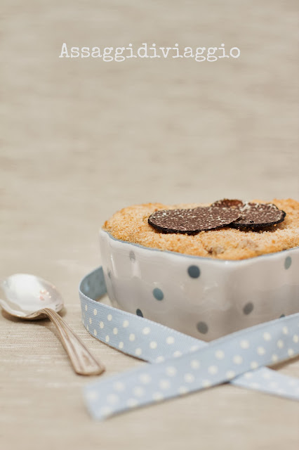 Gateau di patate con funghi e tartufo