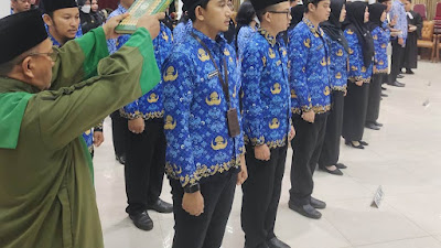 Bupati Erlina Lantik 85 Pejabat Fungsional Pemkab Mempawah