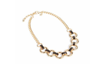 Vera bradley coupon code: Short Color Chain Necklace in Gold Tone with Black