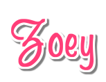 Girl name - Zoey