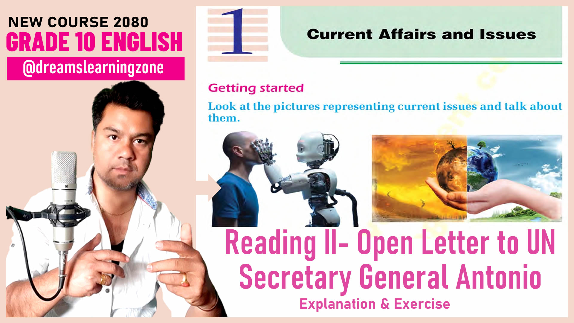 Grade 10 English Unit 1 Reading II, Open Letter to UN Secretary General Antonio Guterres