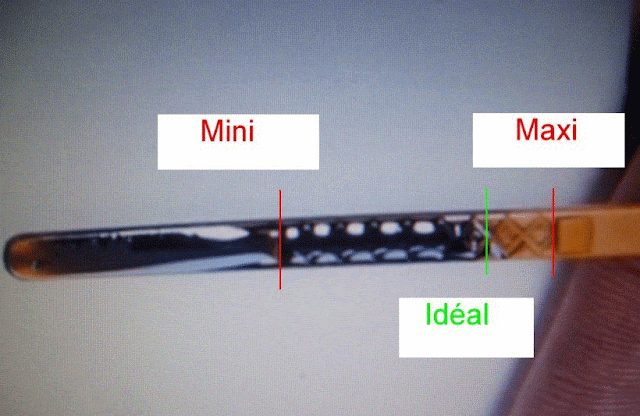 Contrôle du niveau d’huile moteur