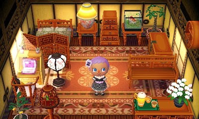 Animal Crossing: New Leaf - exotic theme set of furniture