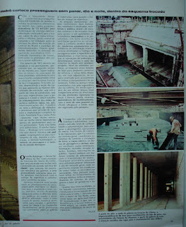 revista manchete obras metrô rio 1974