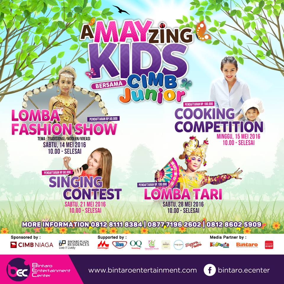  Lomba  anak  2019 Fashion  Show  Menyanyi Masak dan Menari 