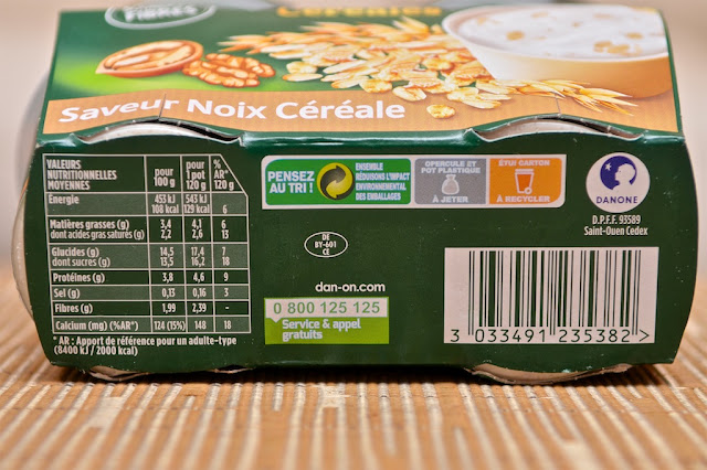 Activia Céréales Saveur Noix Céréale (460g) Danone - Activia - Yaourt - Dessert - Danone - Noix - Chestnut - Cereals - Muesli - Avoine - Breakfast - Noix