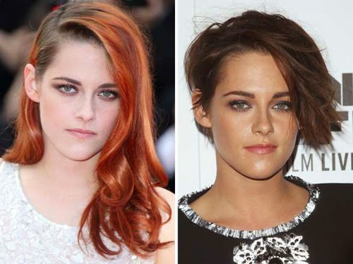 Màu tóc cắt ngắn màu nâu sẫm tự nhiên thực sự hợp với Kristen Stewart hơn là kiểu tóc cũ