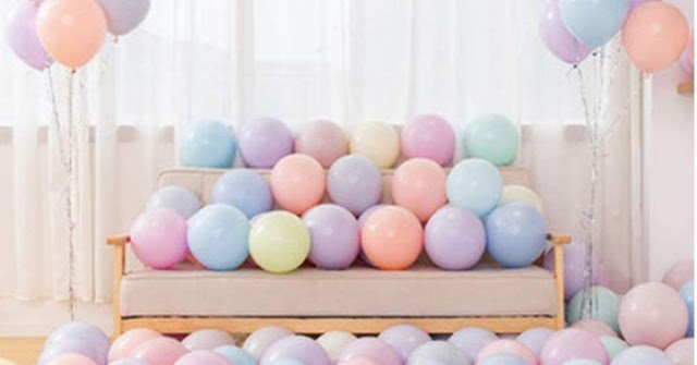 50% Off 90pcs Assorted Macaron Candy Colored Latex Party Balloons