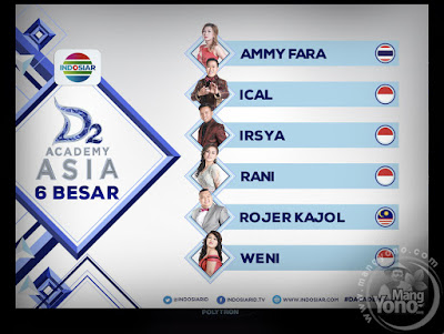 D’Academy Asia 2 babak 6 besar