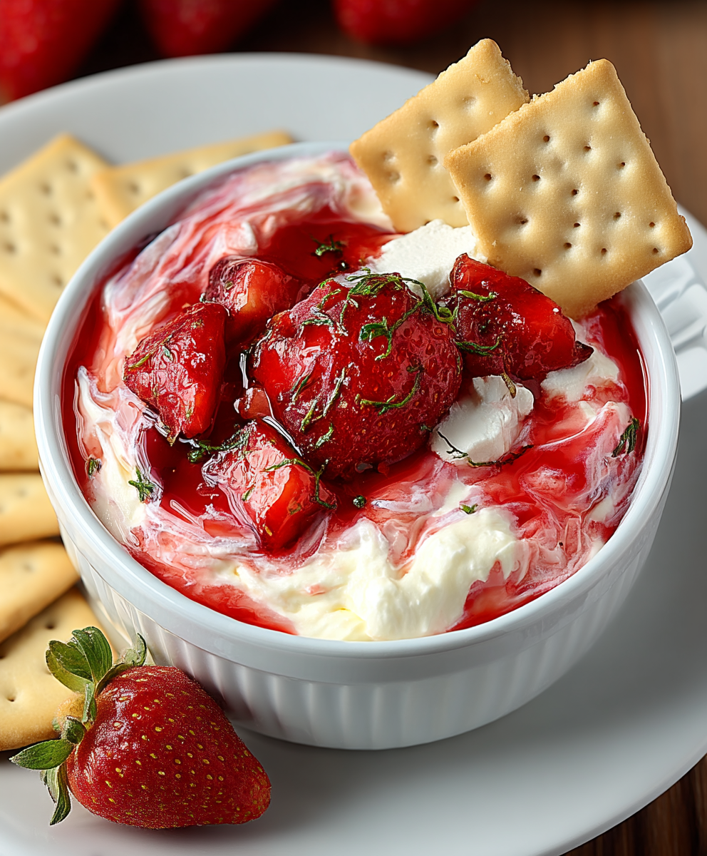 Strawberry Cheesecake Dip