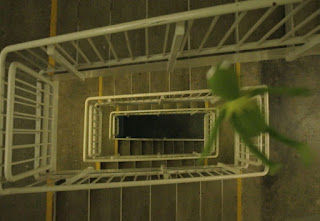 KERMIT FROG FALLING FROM STAIRS