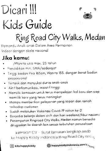 Lowongan Kerja Guide di Happy Kiddy Indonesia
