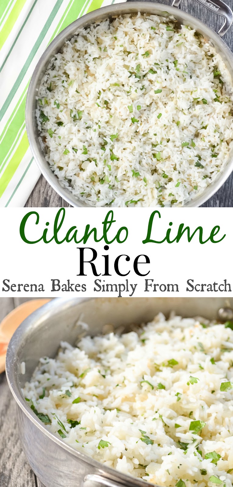 Cilantro Lime Rice | Serena Bakes Simply From Scratch