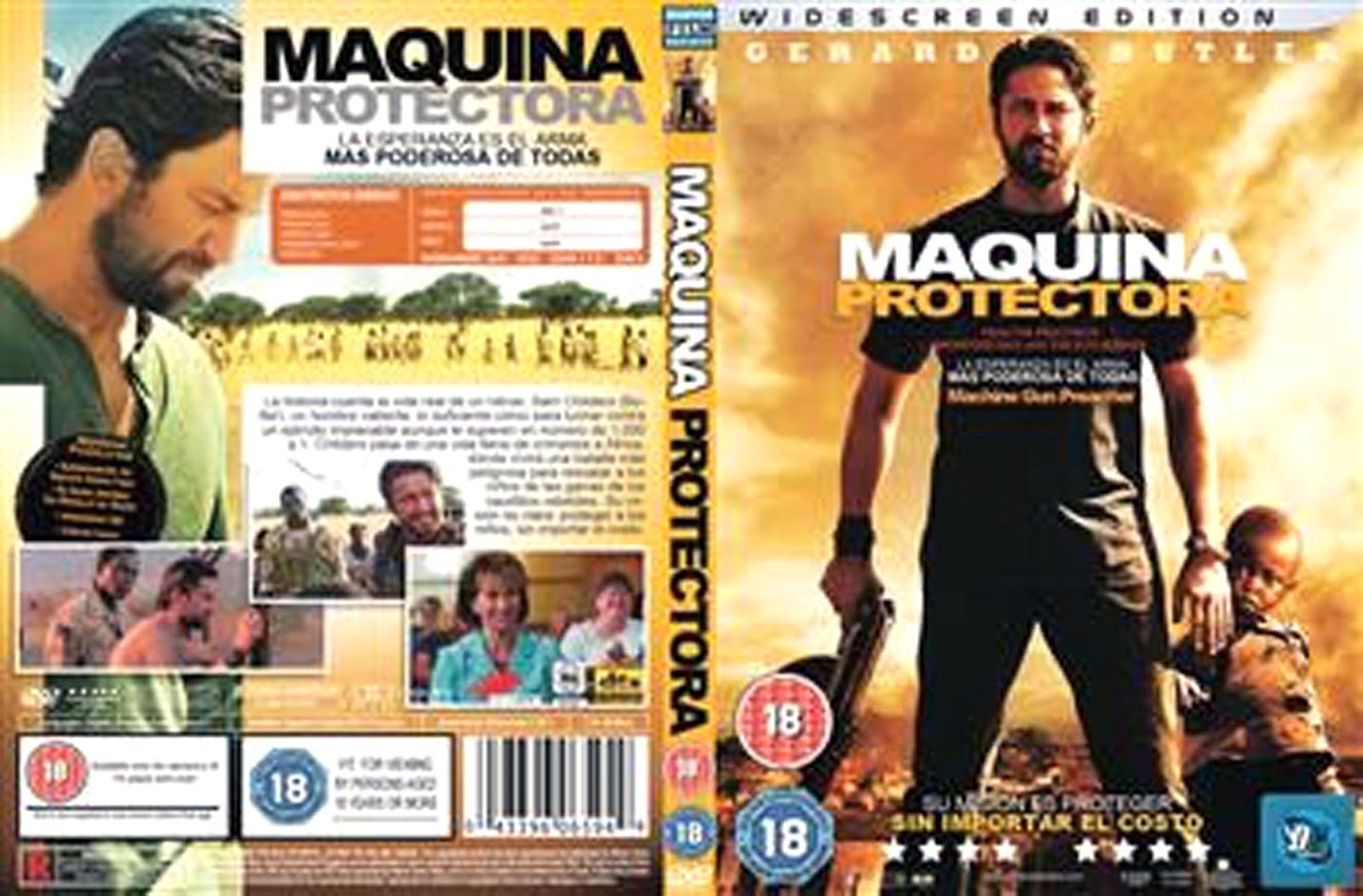 Maquina Protectora Machine Gun Preacher DVD Cover