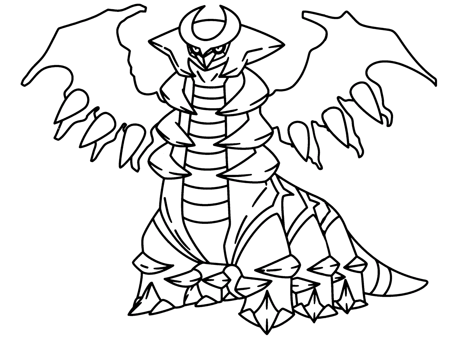 Legendary Pokemon Coloring Pages 5