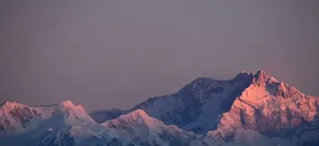 Mountains in Reddish Colour